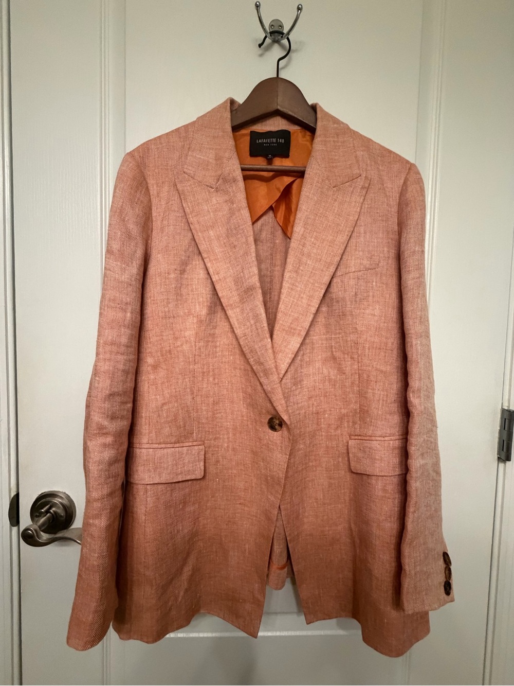 Lafayette 148 New York Atticus Blazer Sedona Linen-18